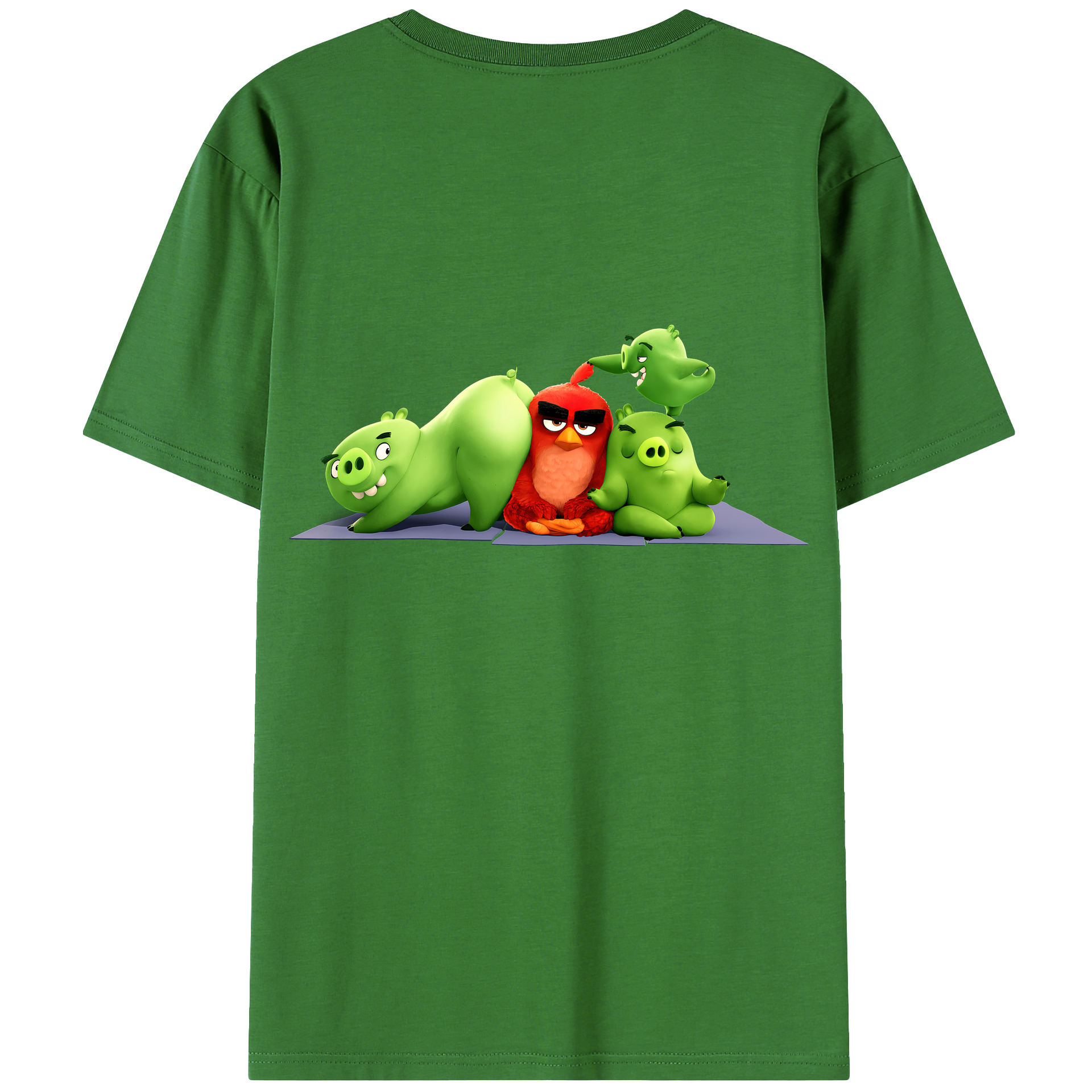 （画像用） Angry Birds アングリーバード レディース半袖Tシャツ(バックプリント)